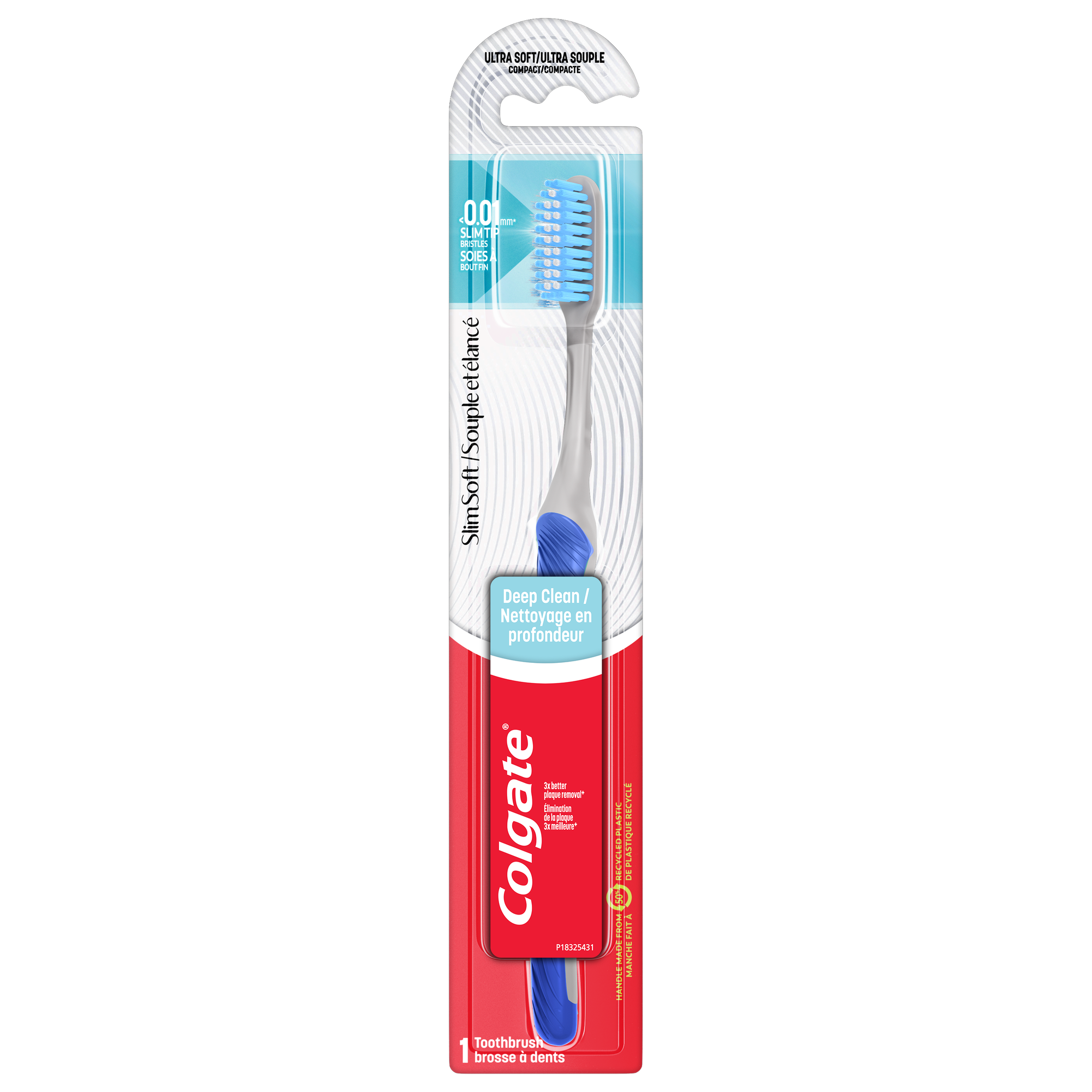 Colgate® SlimSoft™ Gliding Tip Compact Head Toothbrush | Colgate Slim Soft