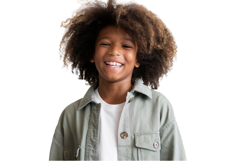 Kid smiling