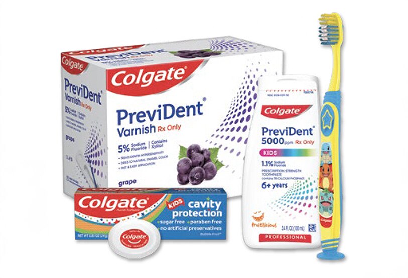 Colgate Prevident kids products