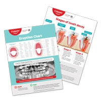 COHA Resource Center Laminated Patient  Education Chairside Aid Pack