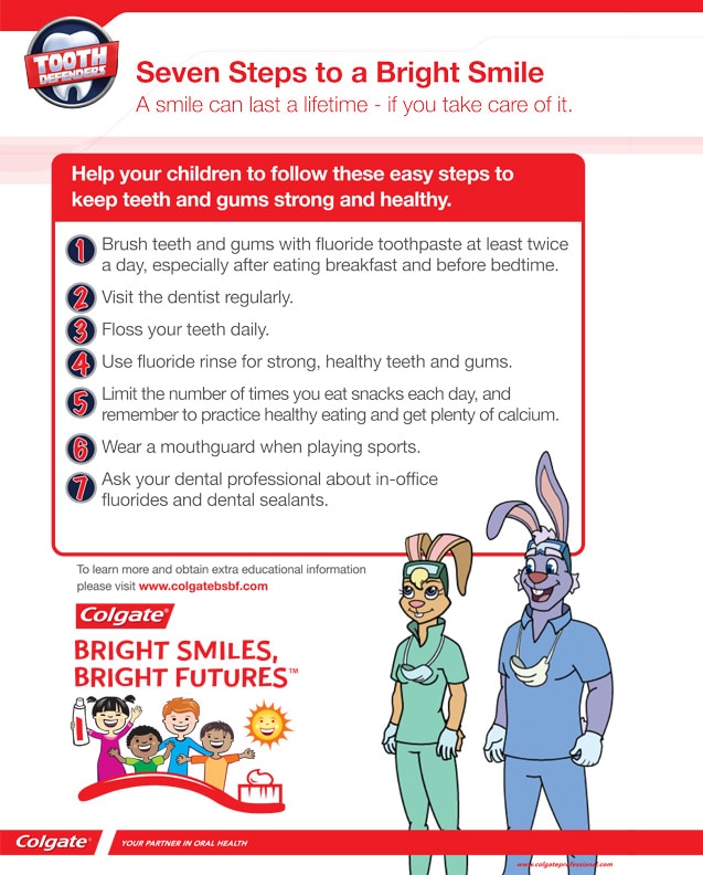 Surgeon General's Seven Steps to a Bright Smile