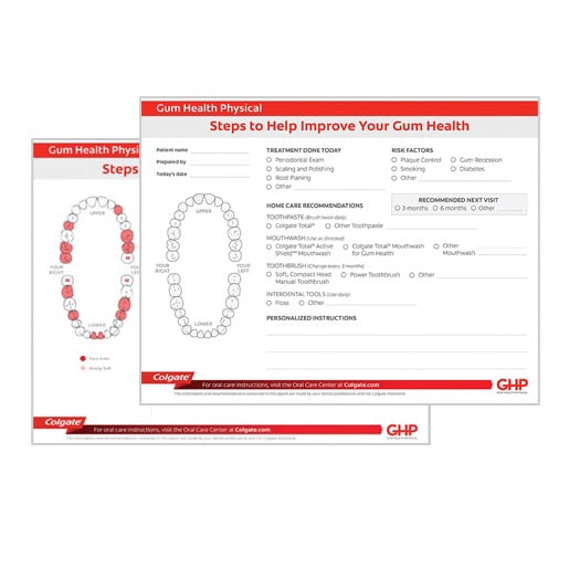 images of gum health physical tool