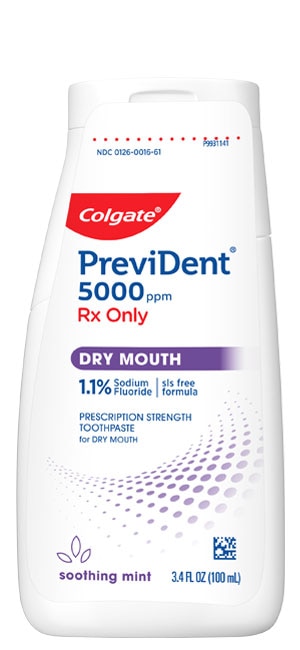 PreviDent® 5000 Dry Mouth (Rx only) (1.1% Sodium Fluoride) Toothpaste - a caries preventive