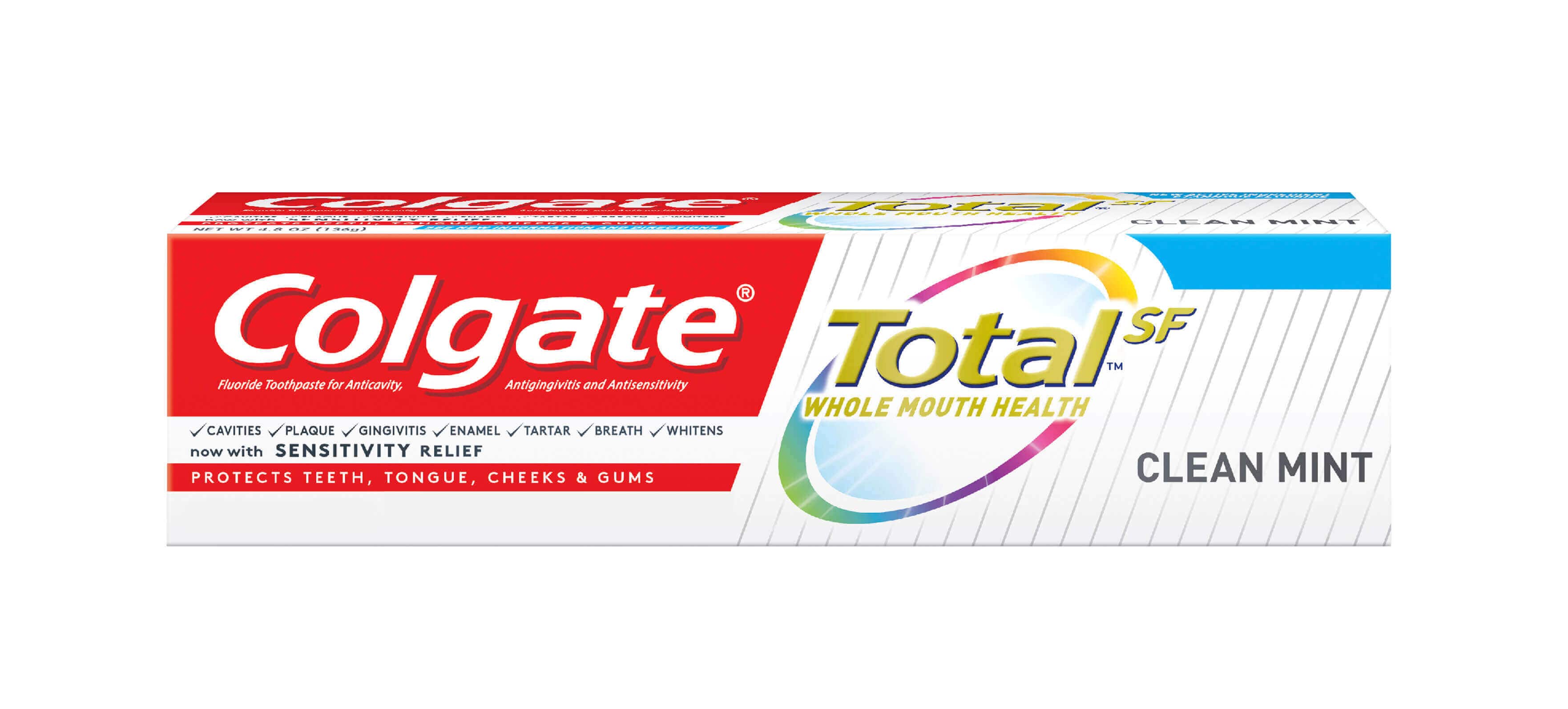 colgate total tooth paste box product image
