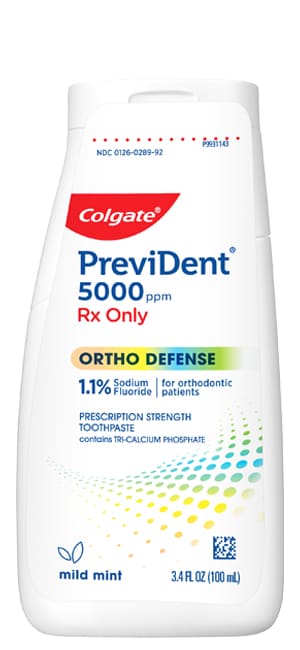 Colgate PreviDent 5000 ppm Ortho Defense Toothpaste (Rx only) a caries preventive (image)