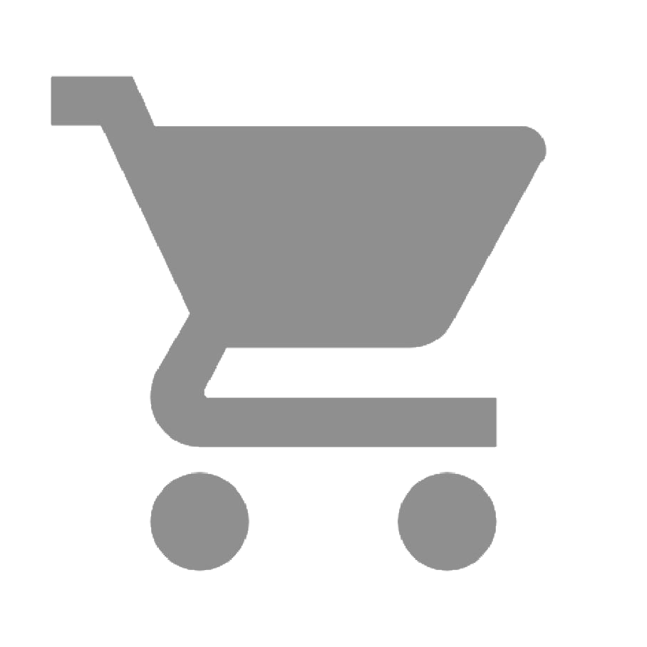 grey shopping cart icon 