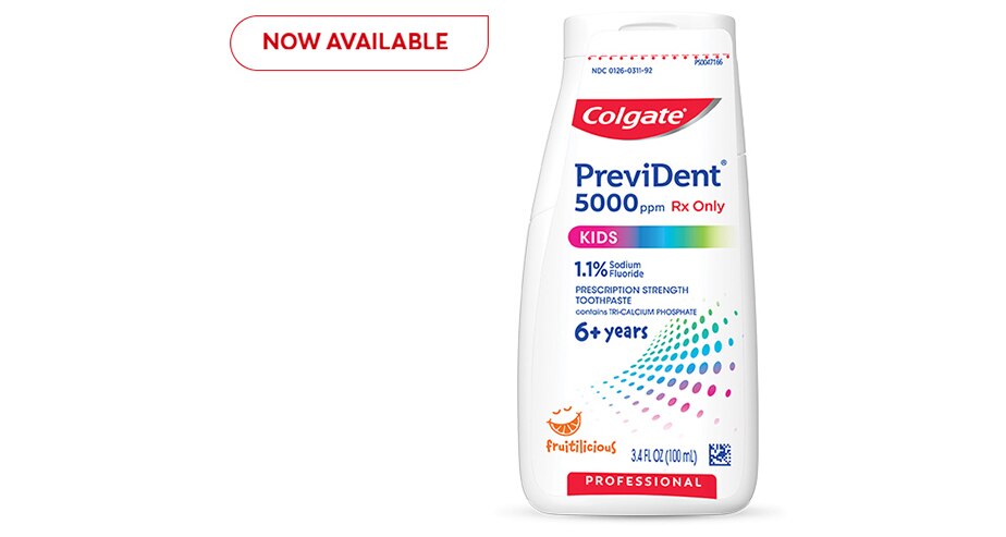 Bottle of Colgate® PreviDent® 5000ppm Kids toothpaste